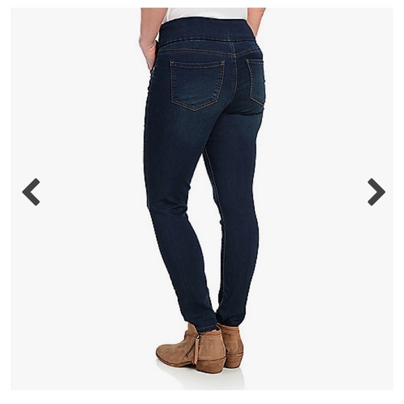 CHRISTOPHER AND BANKS  Wide Waistband Pull-on Jean Leggings Size Small Petite - Picture 4 of 9